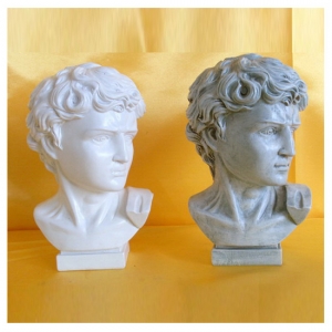 Polyresin Roman Head sculpture