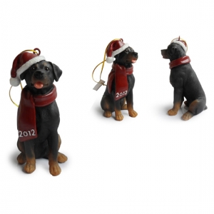 Rottweiler  Christmas Tree Ornaments
