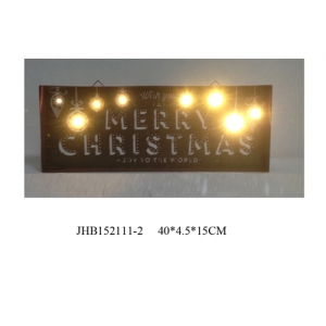 Merry Christmas iron Wall Decorations christmas Sign Plaque